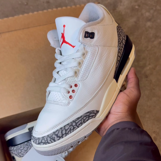Reimagined White Cement 3s PREOWNED